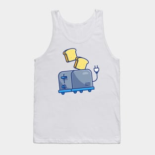 Toaster And Bread Tank Top